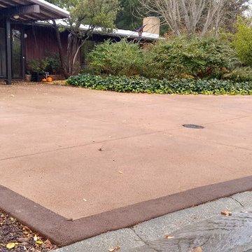 PerkTop pervious concrete driveways