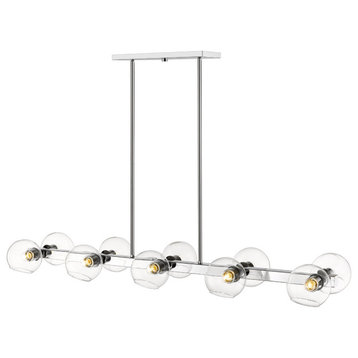 Marquee 10 Light Pendant, Chrome