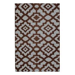 Surya - Candice Olson Blue 2 ft. x 3 ft. Flatweave Accent Rug - Rugs