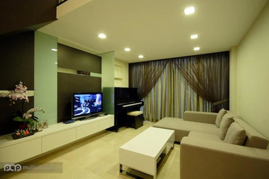 Inspiration for a contemporary home design remodel in Other