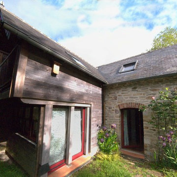 Extension bois sur longère