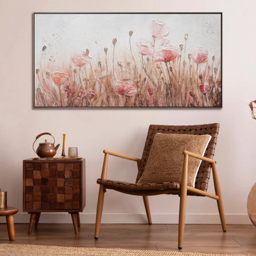 Painting with acrylic on canvas "April"