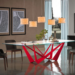 Skorpio Glass Dining Table by Cattelan Italia - $2,549.00 - Dining Tables