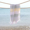 Linum Home Textiles Summer Loving Pestemal Beach Towel, Sky Blue, M