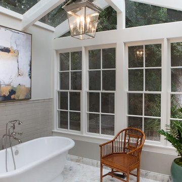 Atrium Inspired Master Bathroom