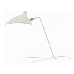 Astrom Desk Lamp | White / Brass - Desk Lamps
