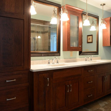 Crystal Cabinets- Craftsman Master Bath