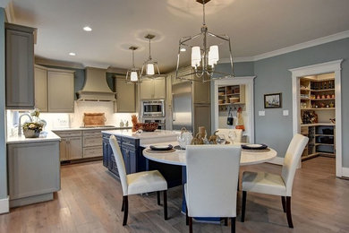 Inspiration for a transitional kitchen remodel in Other