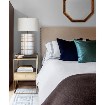 Brass teal window pane detail lamp