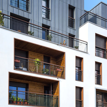 Steel Glass Façades Balconys