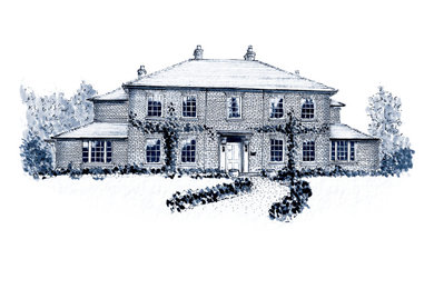 Photo of a traditional house exterior in Sussex.