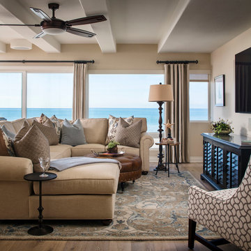 Dana Point Beach House Family Room
