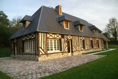 This is an example of a traditional home in Le Havre.