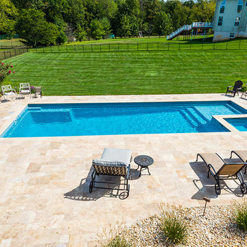Fiberglass Feature Pool - Mullica Hill, New Jersey