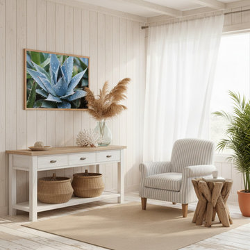 Delicate Agave Coastal Wall Art Prints