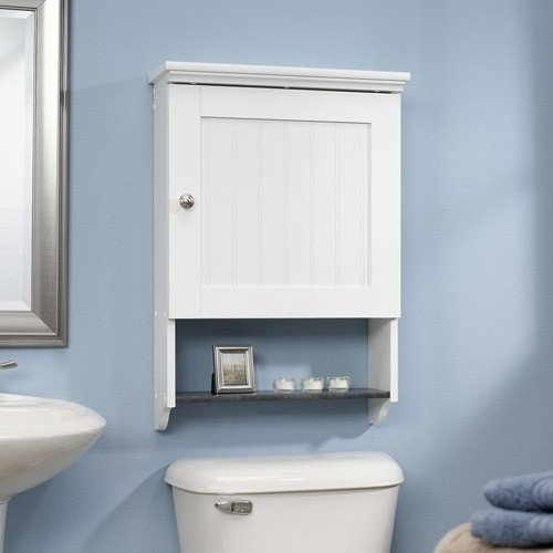 bathroom storage over toilet