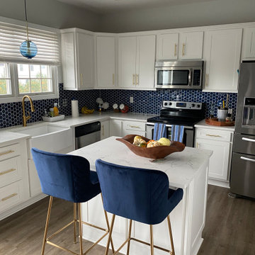 Cabinet refacing-modern farmhouse