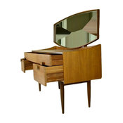 Kofod Larsen Vanity Mid Century Modern Teak Danish