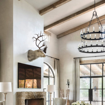 Bleached Rough Sawn Barn Beams
