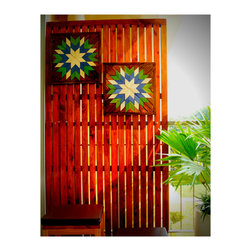 Handcrafted wooden wall art - Wall Decor