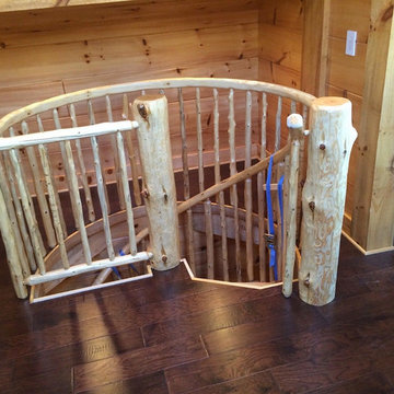 Log Spiral Staircases