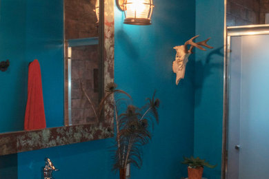Bathroom - southwestern bathroom idea in Denver