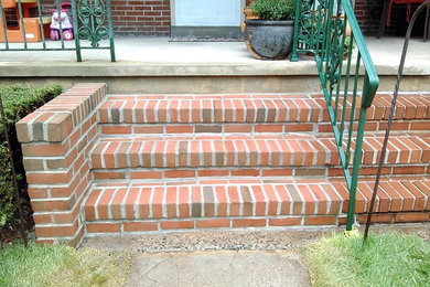 Before/After Brick Stairs