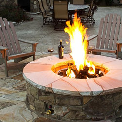 Masonry Stone Fire-Pit - Fire Pits