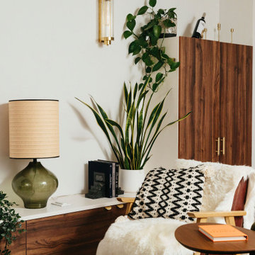 A Victorian home makeover with earthy, mid-century charm