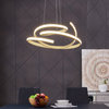 Oslo Dimmable Integrated LED Chandelier, Gold, Smart Dimmer Included