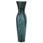 Cyan Lighting - Cyan Lighting Peacock Feather - 23" Tall Vase, Multi Colored Blue Finish - Cyan Design is the source for unique decorative objects. Decorative accessories for the most vibrant interior design. Over 2,100 designer accessories that are in stock and typically ship within 24 hours. Cyan Design continuously updates our product line of ornamental objects, stunning glass vases, garden and patio objects, embellished frames, mirrors, wall decor and a vast collection of the finest lighting fixtures. Home remodelers, interior designers, decorators, and independent retail customers all rely on Cyan Design's vast inventory and award-winning customer service.Peacock Feather 23" Tall Vase Multi Colored Blue *UL Approved: YES *Energy Star Qualified: n/a *ADA Certified: n/a *Number of Lights:  *Bulb Included:No *Bulb Type:No *Finish Type:Multi Colored Blue
