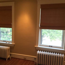 Natural Woven Shades - Roman Shades