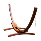 Natural Wood Arc Stand, 15