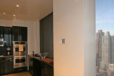 Inspiration for a contemporary kitchen remodel in New York