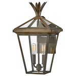 HInkley - Hinkley Palma Medium Wall Mount Lantern, Burnished Bronze - Palma charmingly blends European elegance with timeless touches of the classic pineapple motif. Sophisticated and modern, Palma is infused with a dash of old-world glamour. This enduring design creates a balanced sensation of both refinement and ease as part of it's overall appeal.