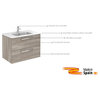 Aquamoon Valencia 32" Sandy Grey Bathroom Vanity