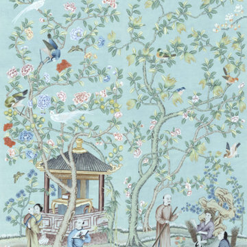 Chinoiserie wallpaper panels, USD300 to USD385 per panel