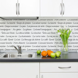 Typography Letter Wall Stencils - Products