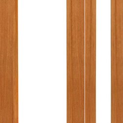 Prehung 1-lite-R/M French Brazilian Mahogany IG Glass Sidelight Door - Patio Doors