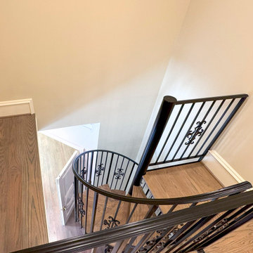 Project #135 | A Vibrant Double Curved Staircase