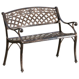 Traditional Outdoor Benches by GDFStudio