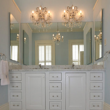 Master Bath Updated with Attractive Design Elements