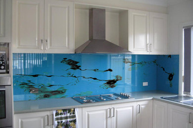Created art work on splashback for private client