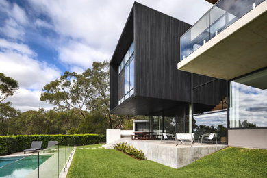 This is an example of a contemporary house exterior in Adelaide.