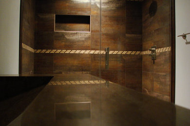 Bathroom - contemporary bathroom idea in DC Metro