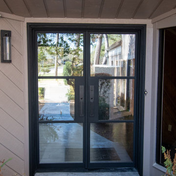 Contemporary Entry Makeover: Iron Door Installation in Tomball & Cypress