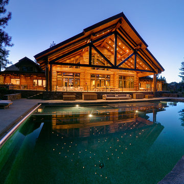 River Front Log Home