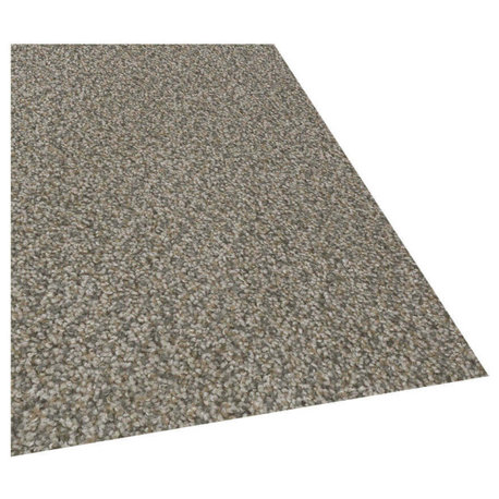 Carbon Crystals Custom Cut Indoor Area Rug, Frieze Indoor Area Rug, 6x12