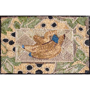 Mosaic Designs, Banana Peel, 24"x34"
