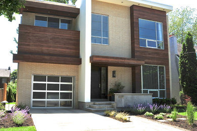 Example of a minimalist exterior home design in Toronto